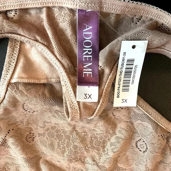 Adore Me Celestine Thong Panty, Size 3X, NWT - Picture 3 of 4